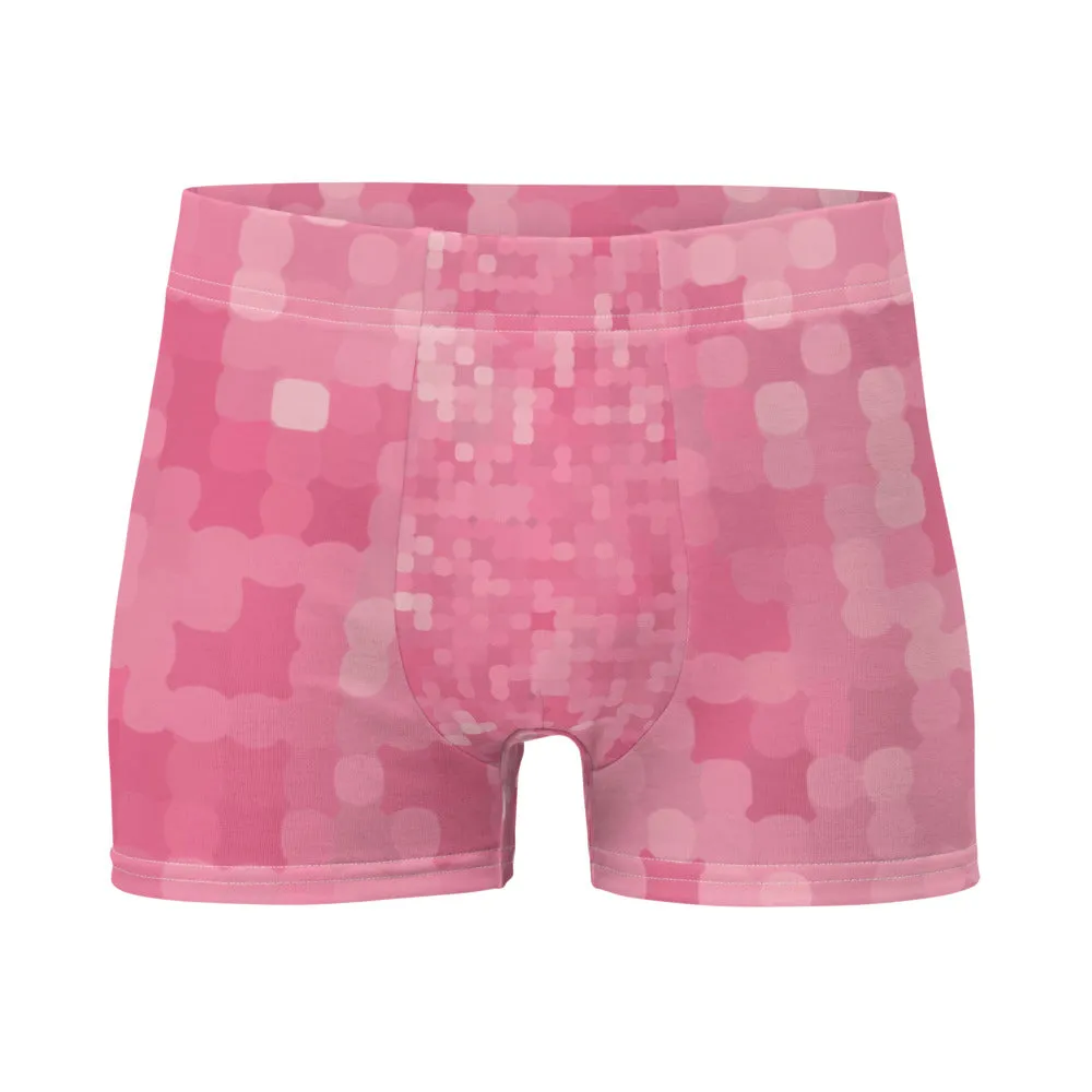 LGBT - Mens Boxer Briefs - Pink Patterned