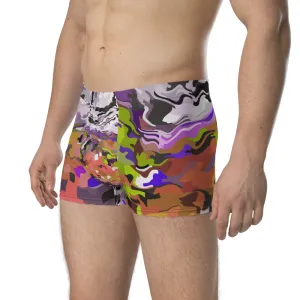 LGBT Mens Boxer Briefs - Purple Rainbow