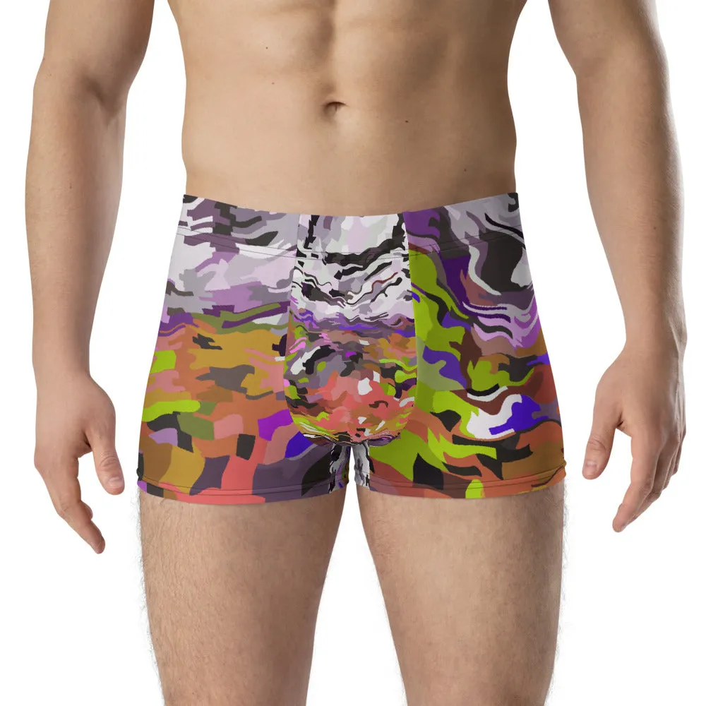 LGBT Mens Boxer Briefs - Purple Rainbow