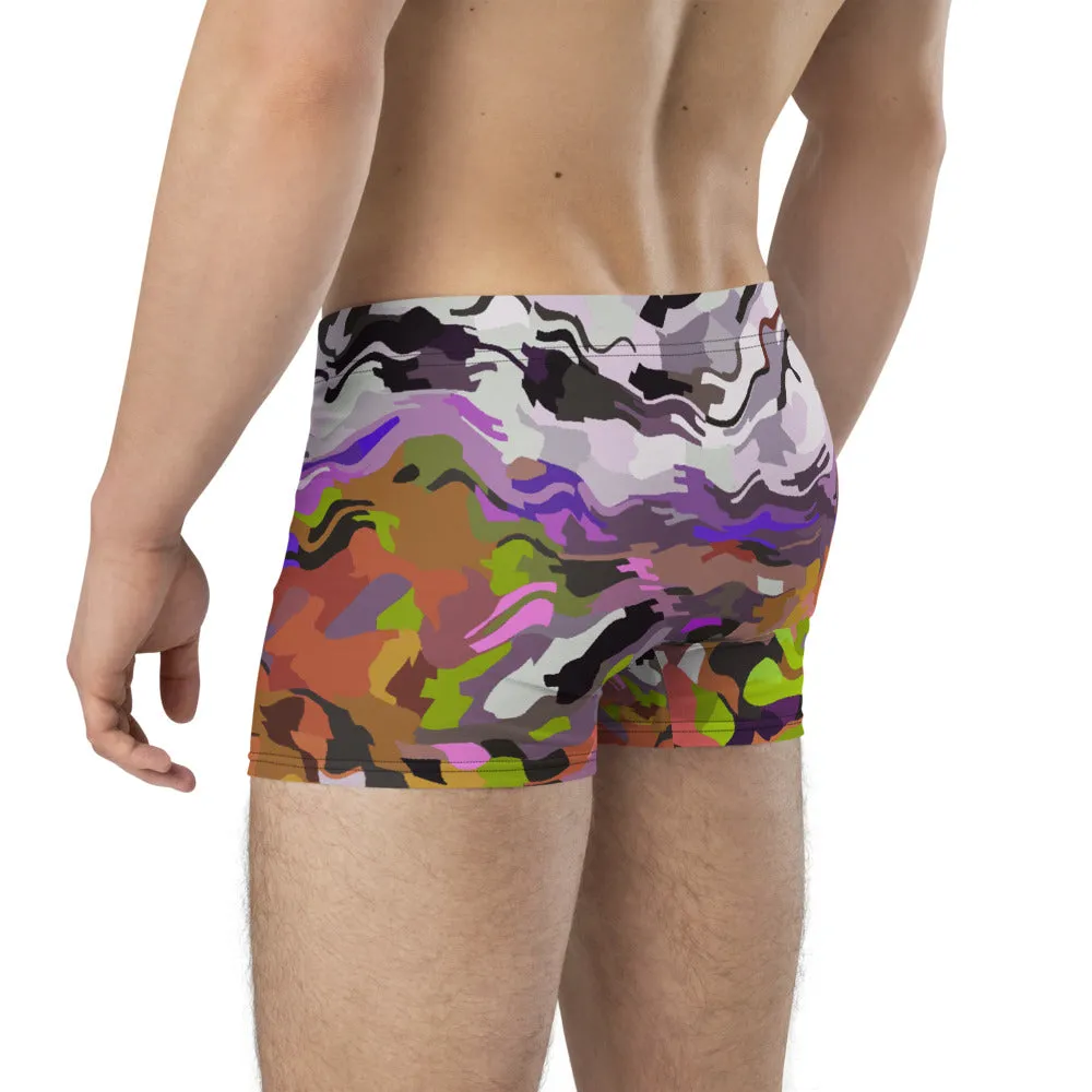 LGBT Mens Boxer Briefs - Purple Rainbow