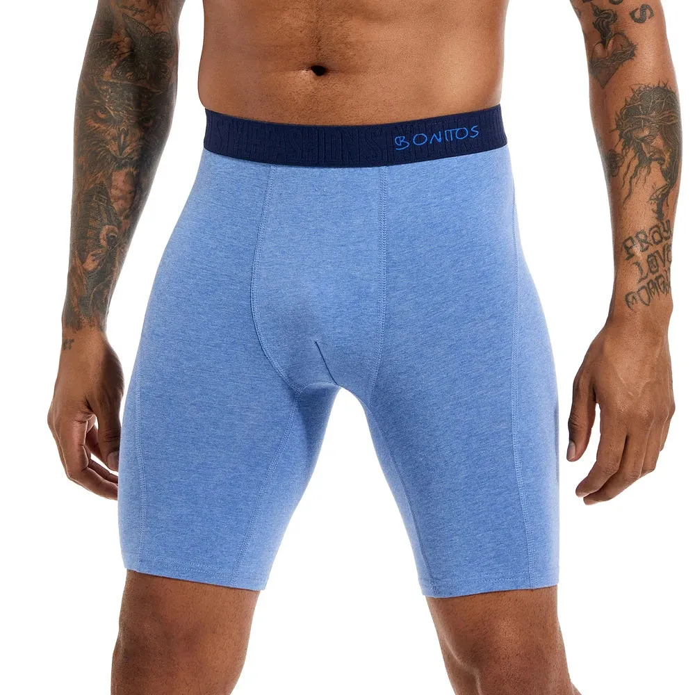 Long Breathable Cotton Men Boxer Underwear