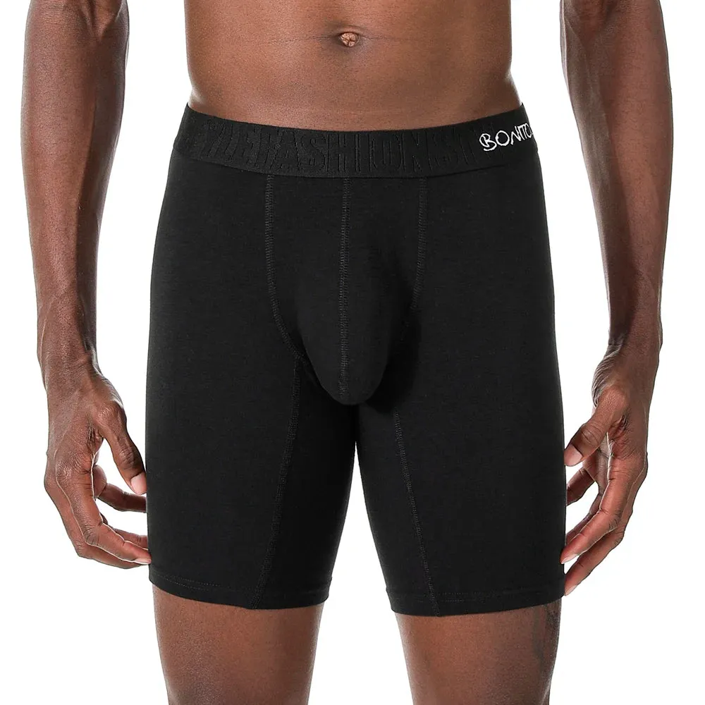 Long Breathable Cotton Men Boxer Underwear