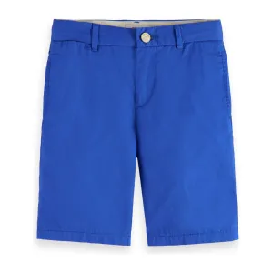 Longer-Length Chino Shorts - Harbour Blue