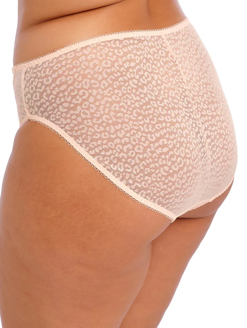 Lucie High Leg Brief In Pale Blush - Elomi