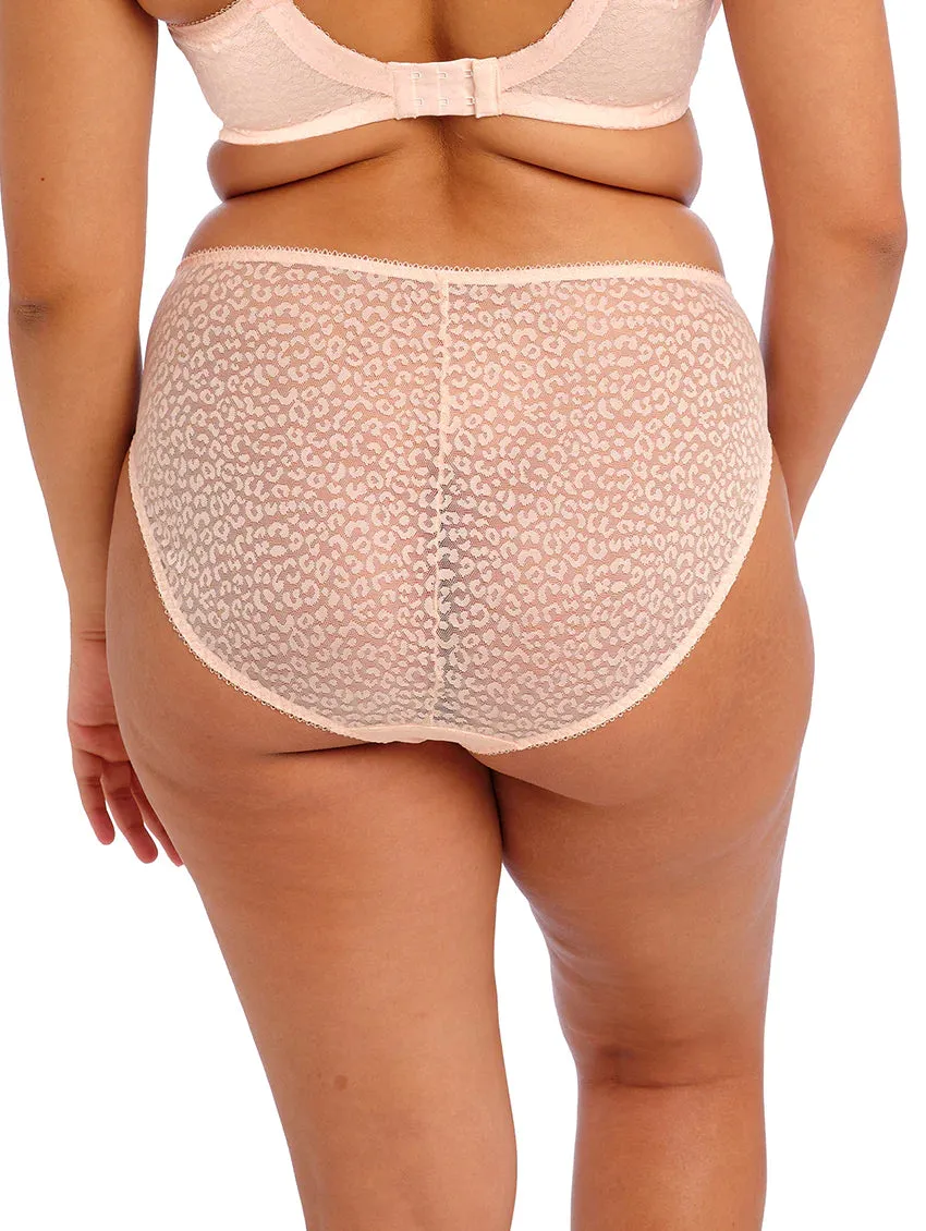 Lucie High Leg Brief In Pale Blush - Elomi