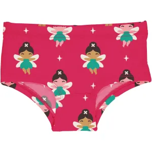 Maxomorra Organic Children's Knickers Brief Hipsters-  Fairy