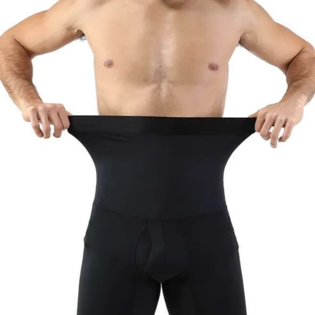 Men's High Waist Stomach Compression Briefs