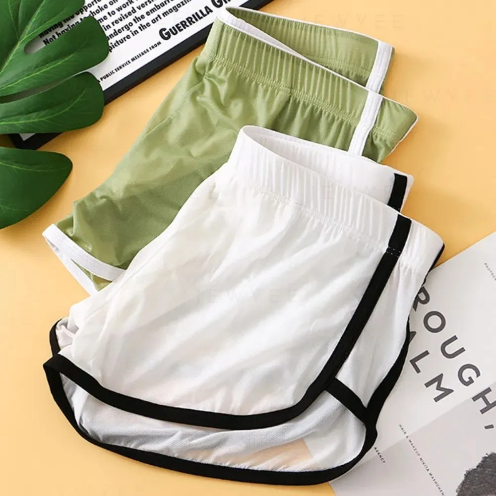 Men's Ice Silk Mesh Boxer Shorts with Independent Pouch(4-Pack) - JEWYEE CL 6004