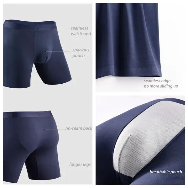 Men's Modal Boxer Briefs (4-Pack) - JEWYEE - JC01