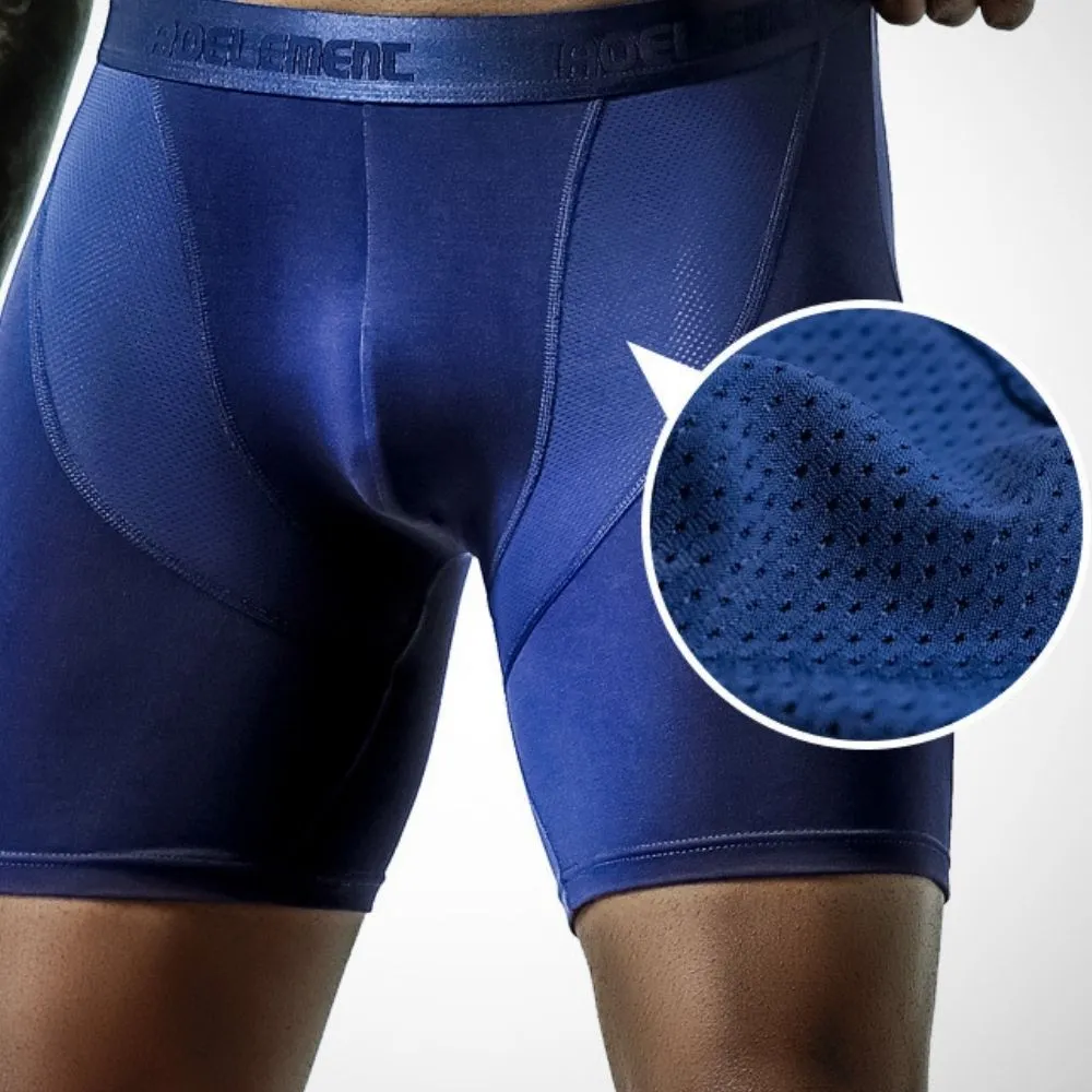Men's Modal Boxer Briefs Up to Size 2XL  (3-Pack) -JEWYEE KM 189