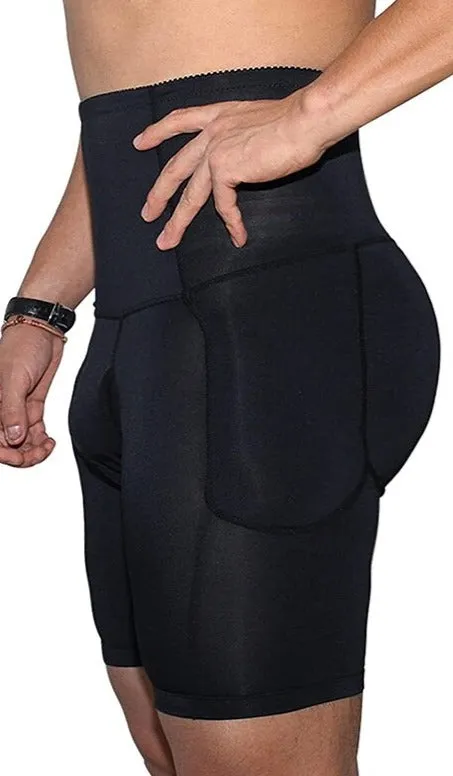Men's Padded Hip & Butt Lift Boxer Shorts