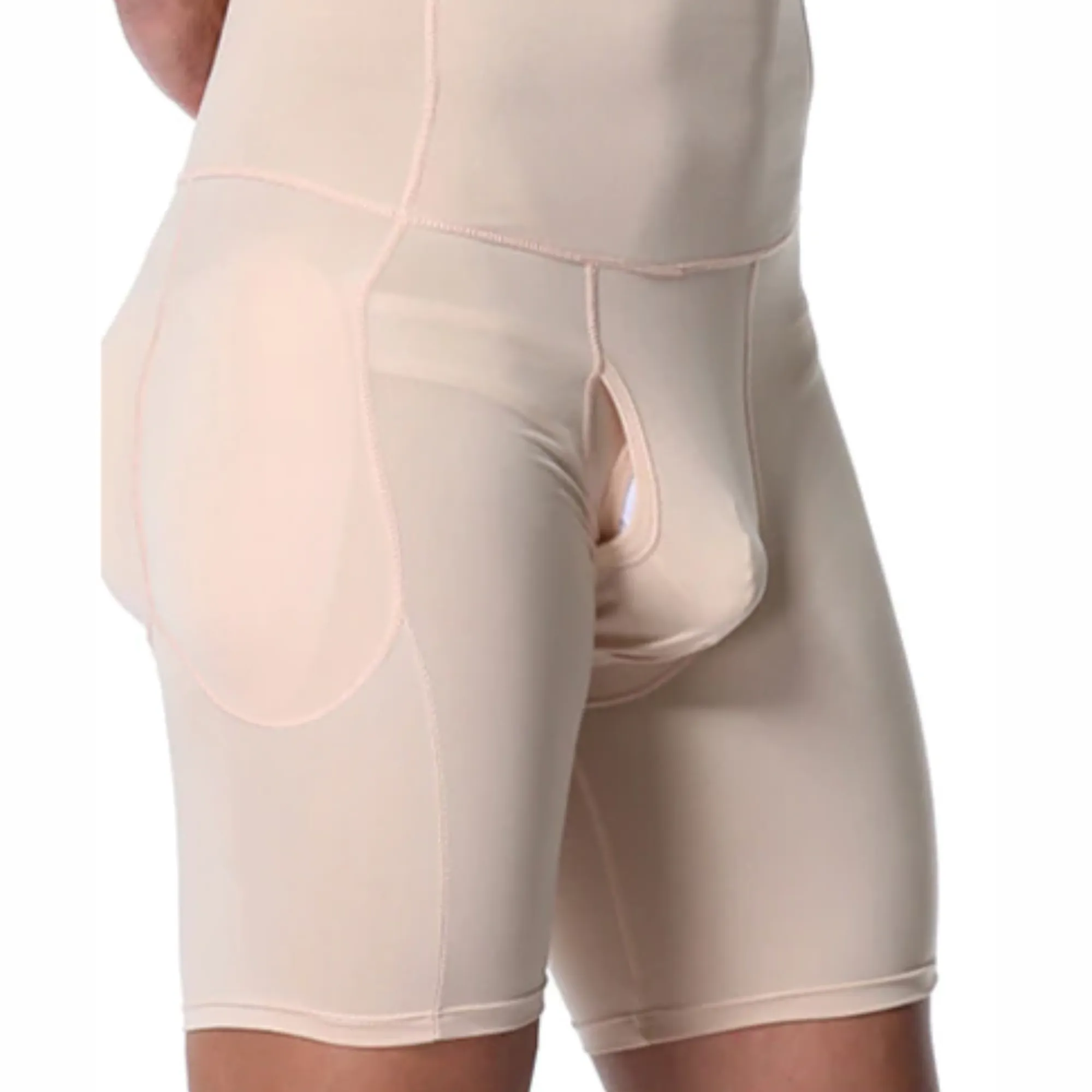 Men's Padded Hip & Butt Lift Boxer Shorts