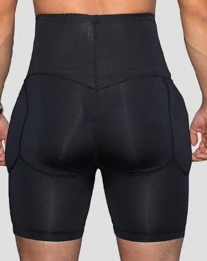 Men's Padded Hip & Butt Lift Boxer Shorts