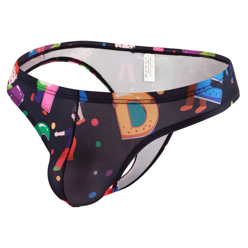 Men's Printed Briefs (4-Pack ) JEWYEE C1-14