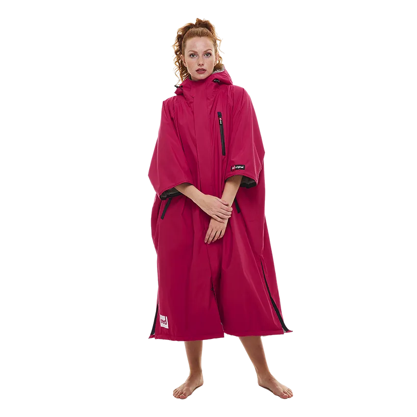 Men's Short Sleeve Pro Change Robe EVO - Fuchsia
