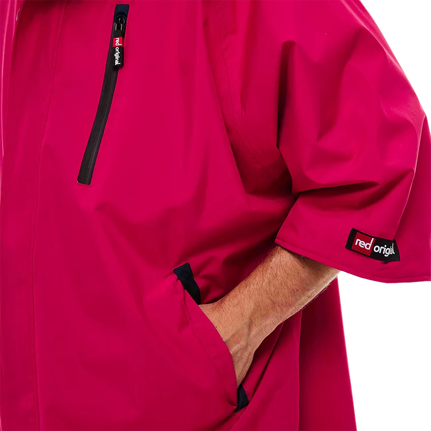 Men's Short Sleeve Pro Change Robe EVO - Fuchsia