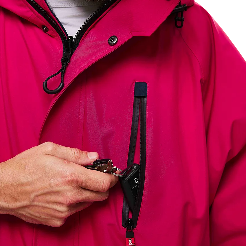 Men's Short Sleeve Pro Change Robe EVO - Fuchsia