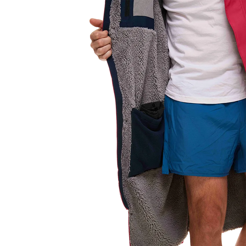 Men's Short Sleeve Pro Change Robe EVO - Fuchsia