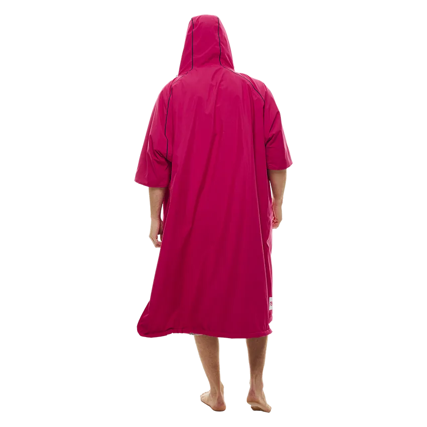 Men's Short Sleeve Pro Change Robe EVO - Fuchsia