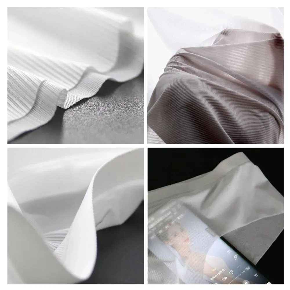 Men's Ultra Thin Ribbed Ice Silk Briefs (4-Pack) -JEWYEE-AY 863SJ