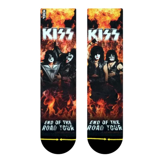 Merge4 Kiss End of the Road Crew Socks