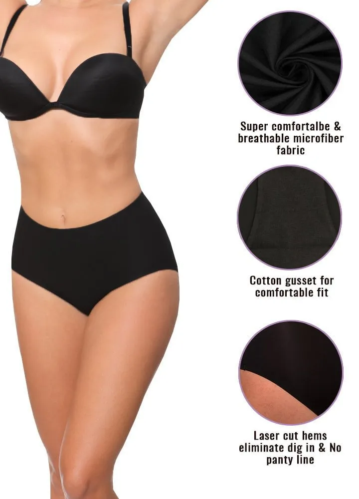 Microfiber Seamless Full Briefs