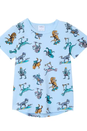 Milky | Dino Rock Skate Tee | Sizes 2-7