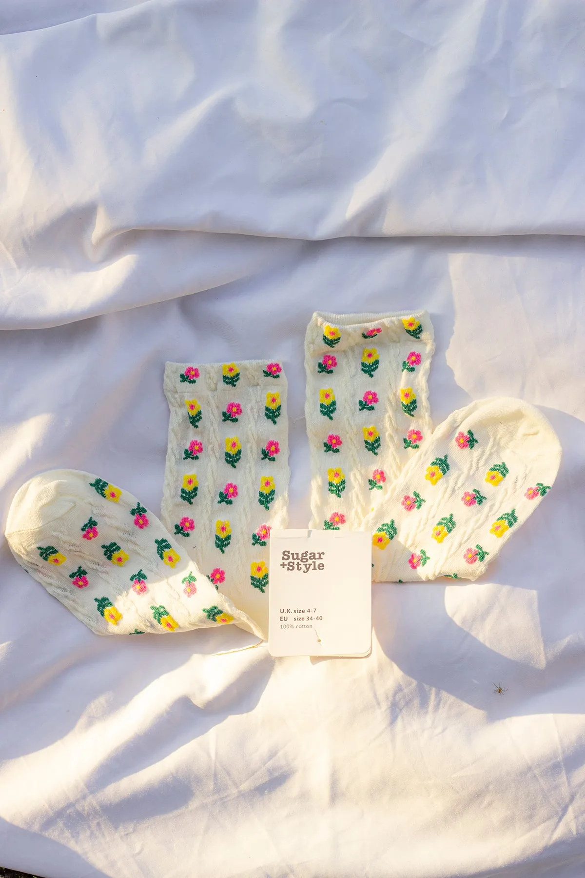Mini Flower Print Socks