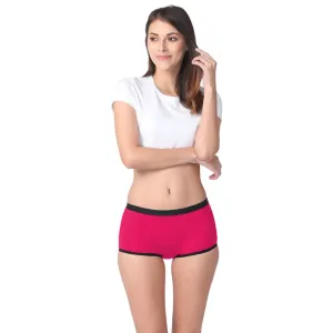 Modal Period Panty For Heavy Flow | Boxer Fit | Prevents Front, Back & Inner Thigh Stains
