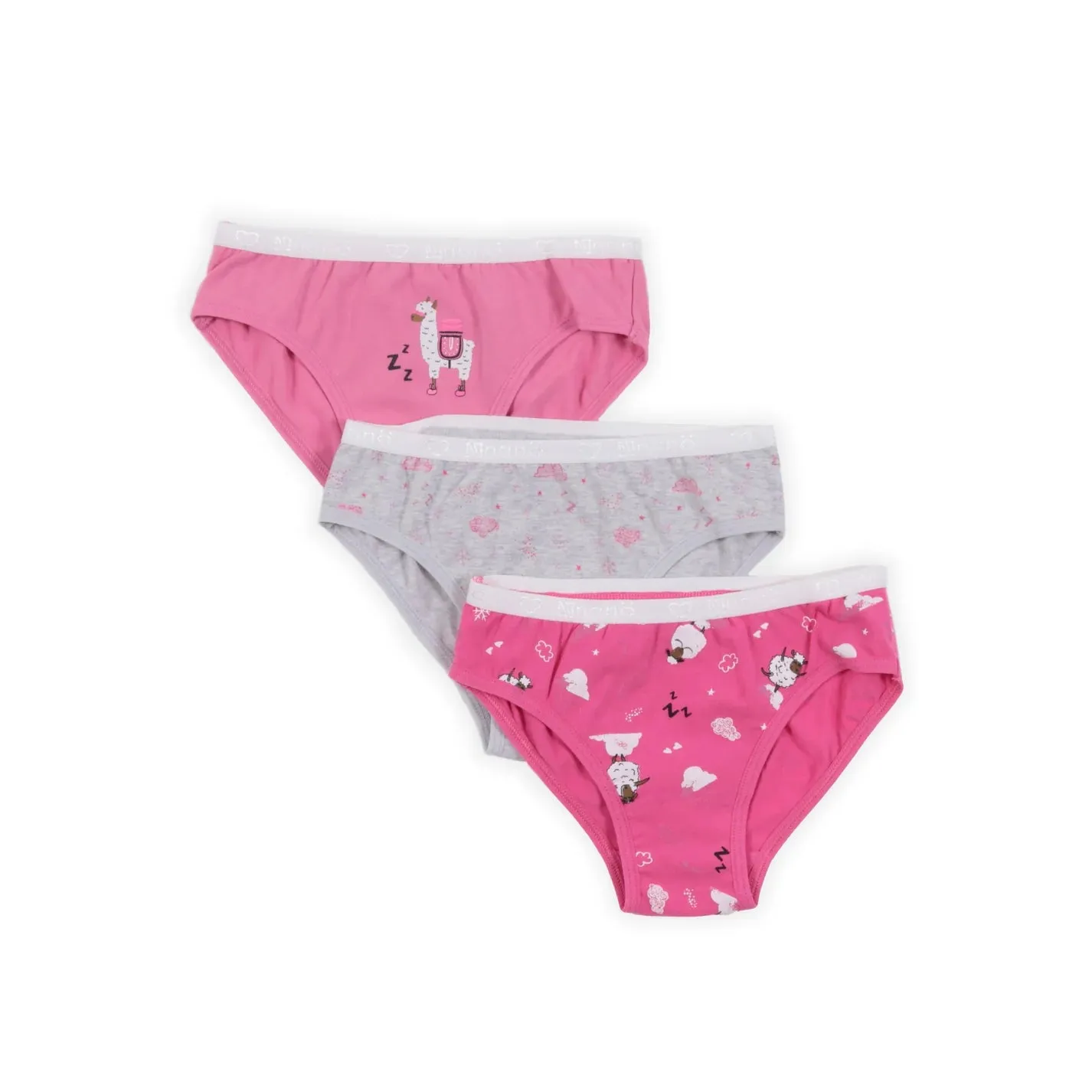 Nano Girls Panties 3 Pack - Fuchsia