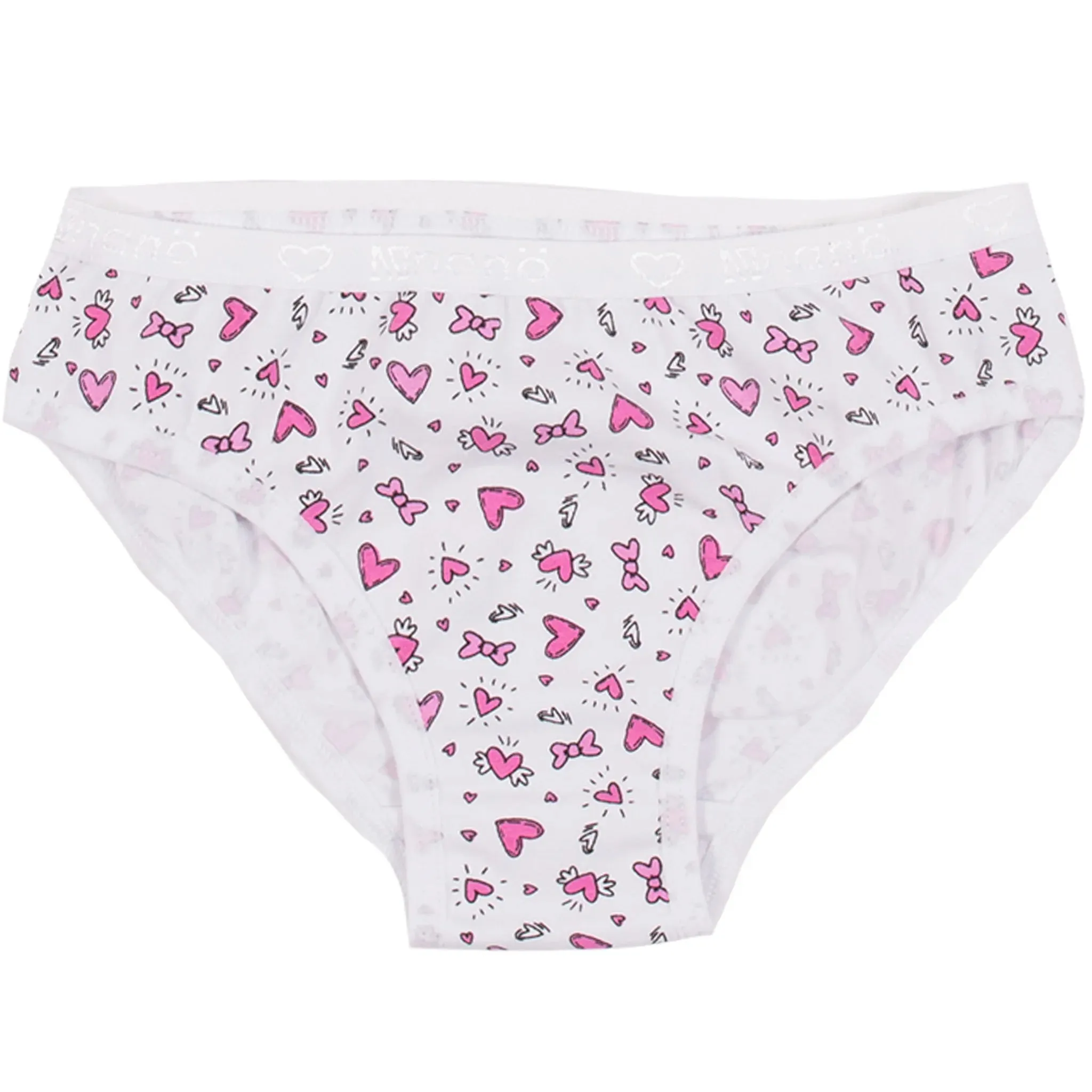 Nano Girls Panties 3 Pack - Pink/Rose