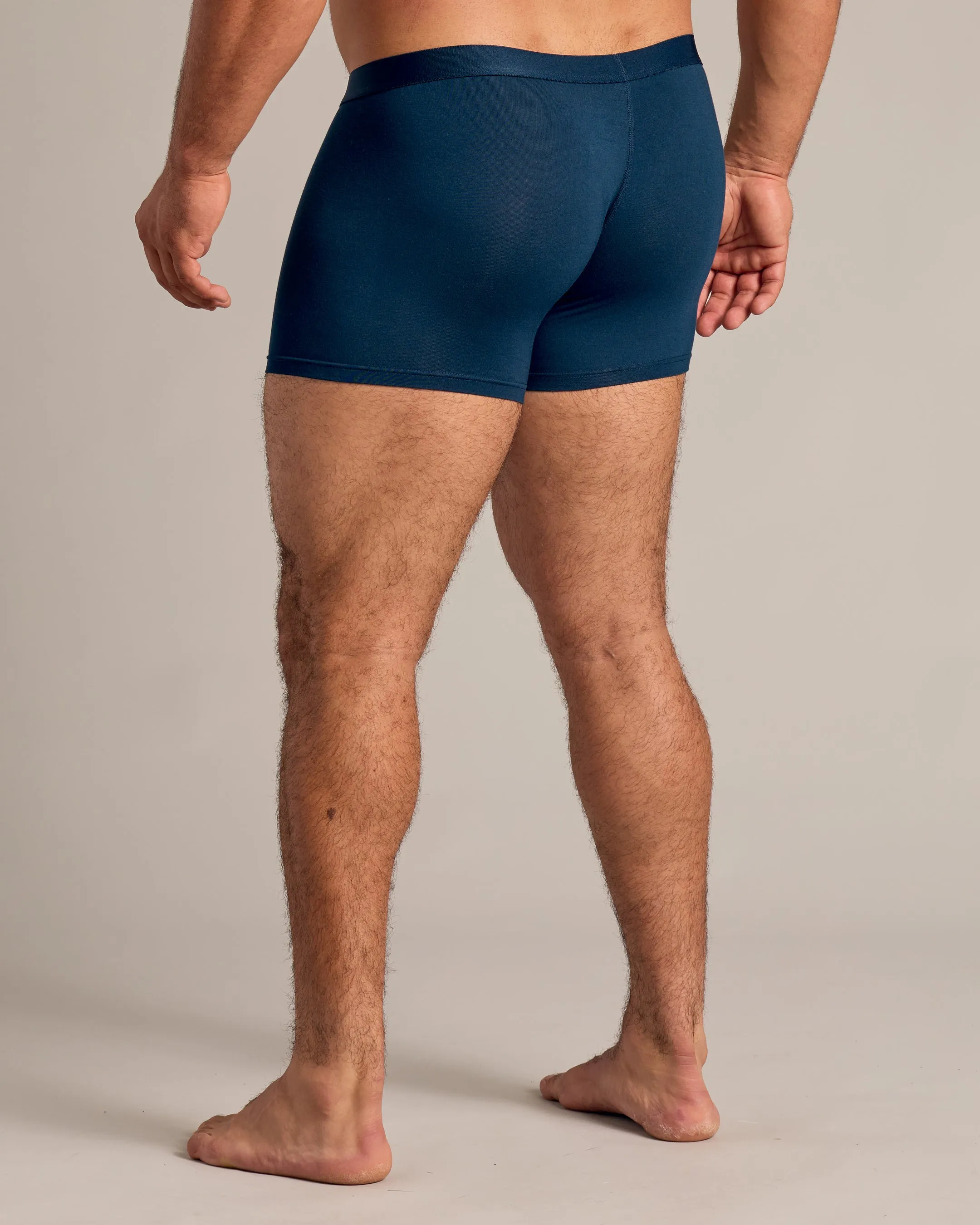 Navy Boxer Briefs W/ Fly 12-Pack