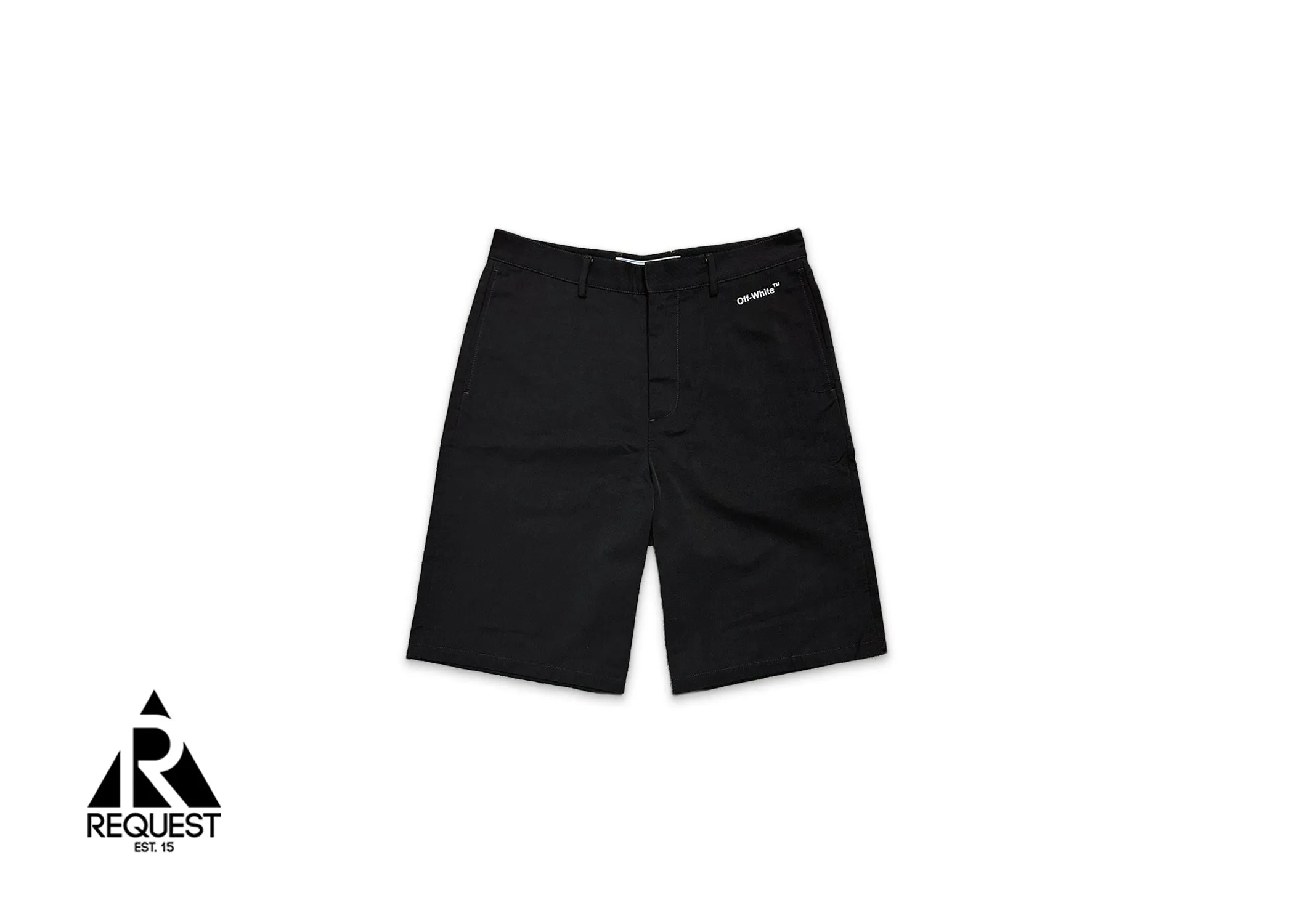 Off-White Wide Chino Shorts "Black"