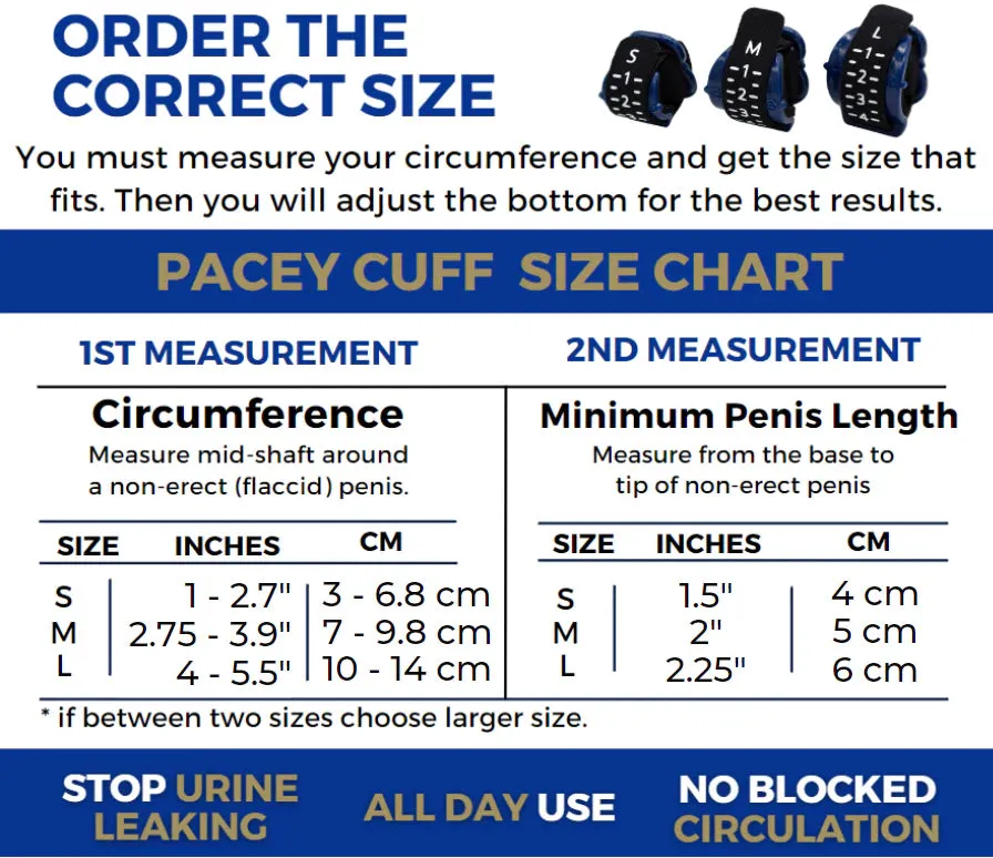 Pacey Cuff Ultra - Urethral Control Device