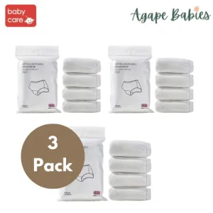 [Pack Of 3] Babycare Cotton Disposable Underwear (4pcs Pack)