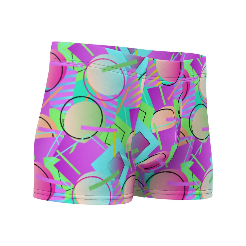 Patterned Men's Boxer Briefs | 80s Memphis Festival