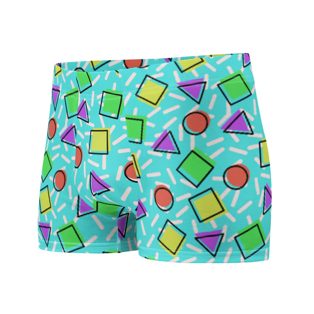 Patterned Men's Boxer Briefs | Geometric Memphis Primary