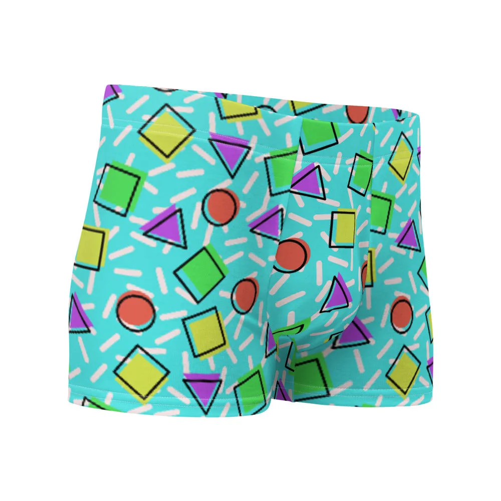 Patterned Men's Boxer Briefs | Geometric Memphis Primary