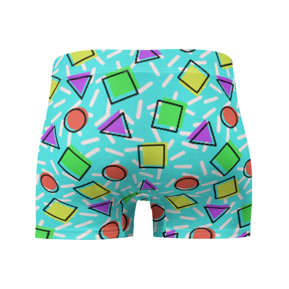 Patterned Men's Boxer Briefs | Geometric Memphis Primary