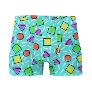 Patterned Men's Boxer Briefs | Geometric Memphis Primary