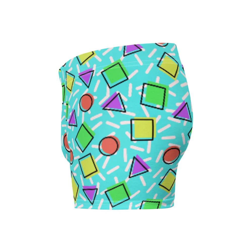 Patterned Men's Boxer Briefs | Geometric Memphis Primary