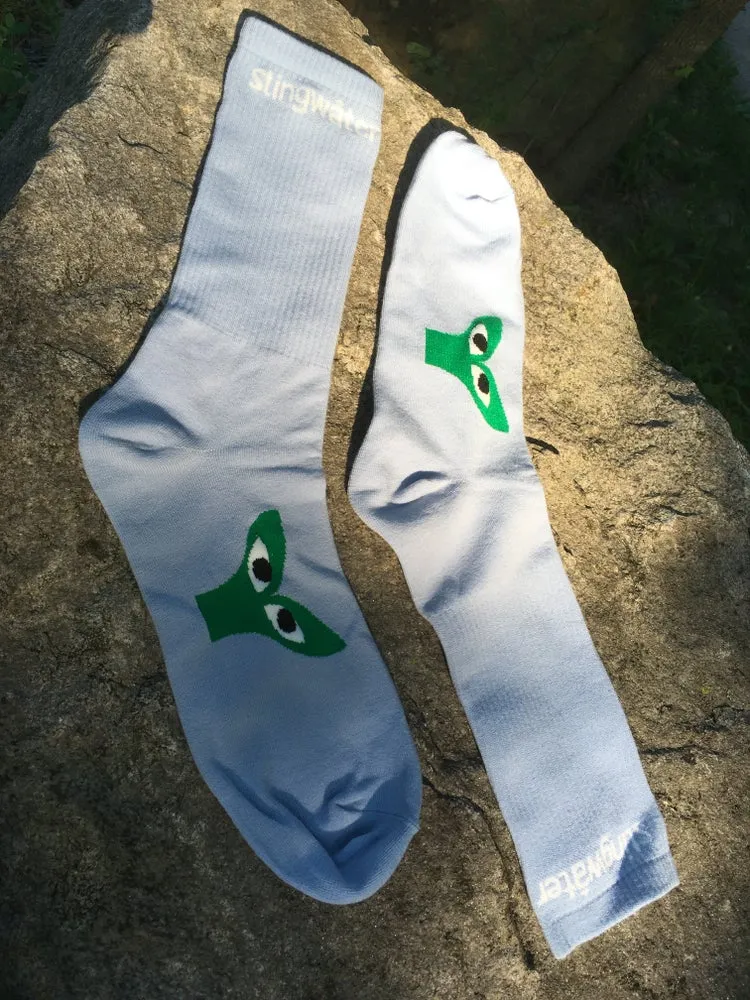 Peeking Aapi Socks Air Blue