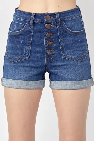 Peyton Patch Pocket Roll-Up Shorts