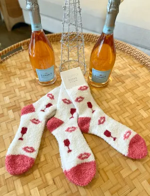 Plush Wine Socks