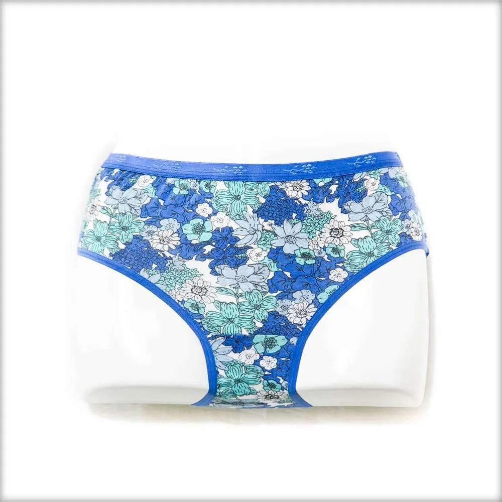 Printed Panty Blue