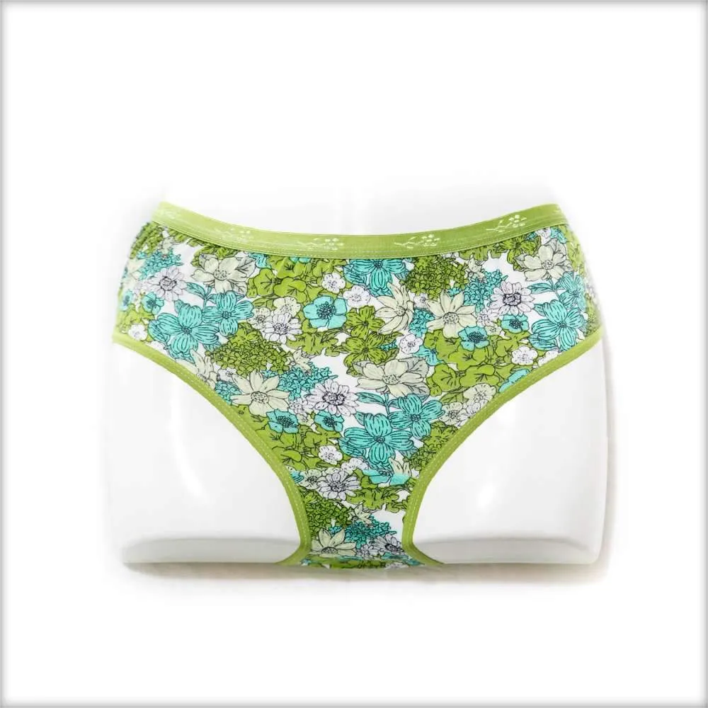 Printed Panty Green