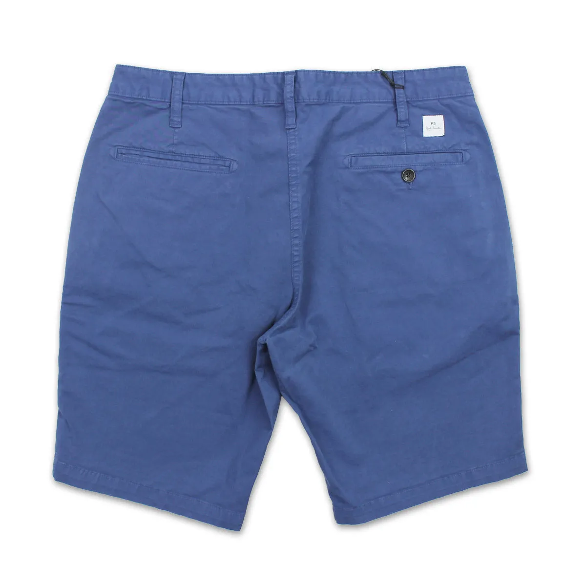 PS Paul Smith - Garment Dyed Chino Shorts in Cobalt Blue