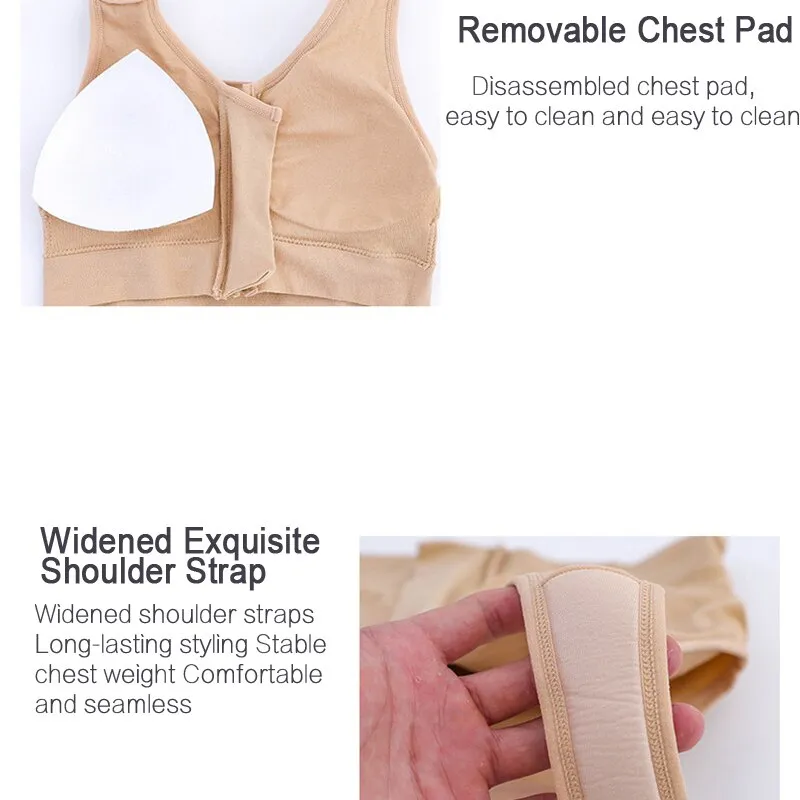 Push Up Wireless Sports Bra