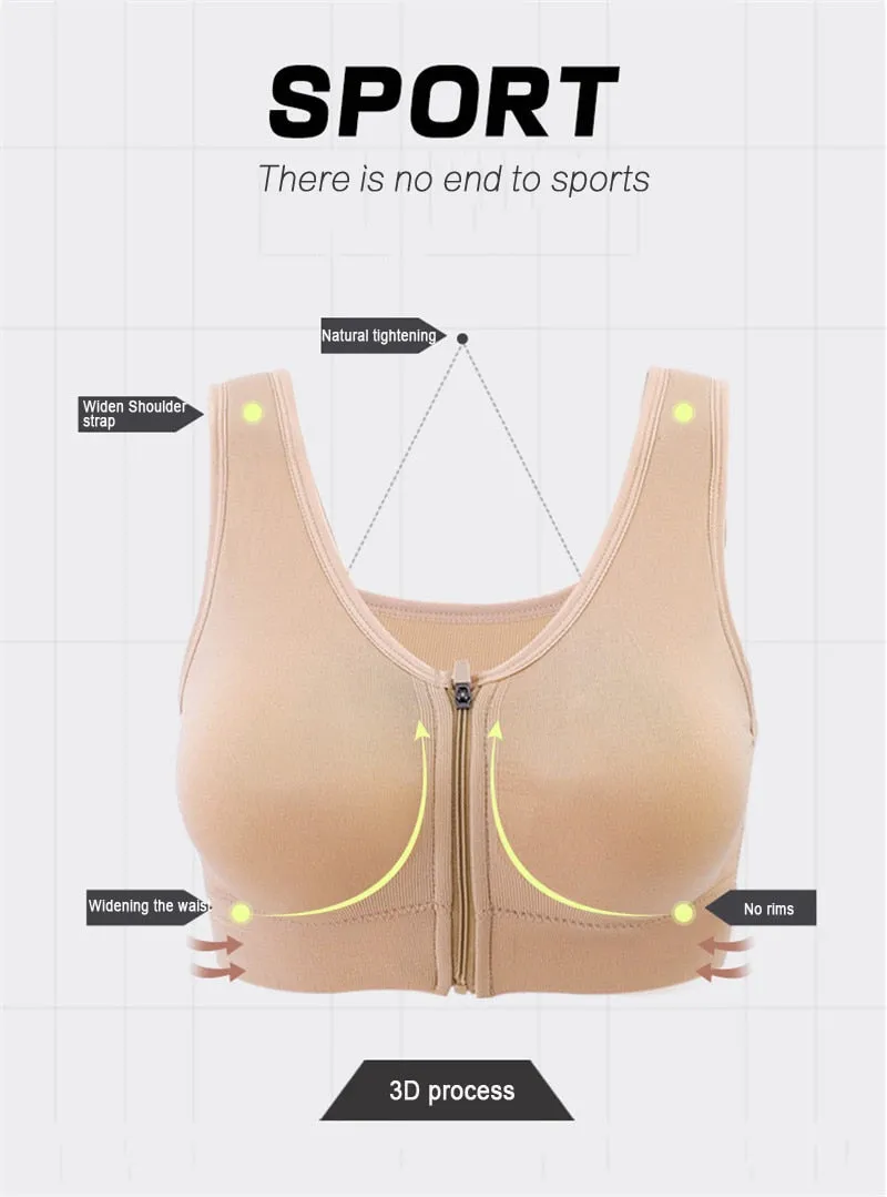 Push Up Wireless Sports Bra