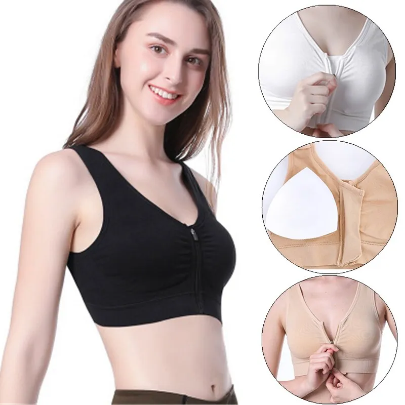 Push Up Wireless Sports Bra